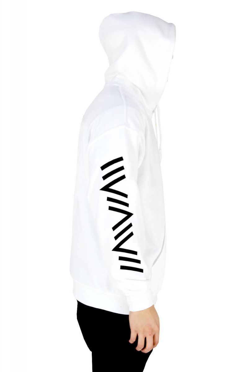 kanji love embroidered mens hoodie