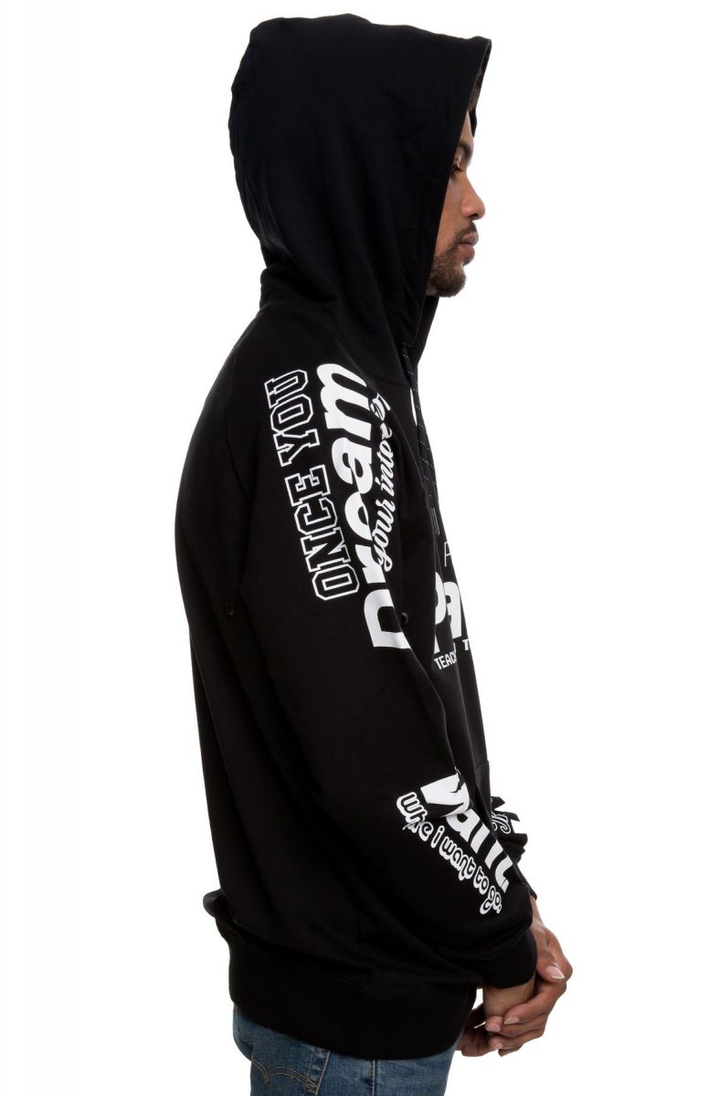 PAPER PLANES Pilot Hoodie in Black 0119K202 - Karmaloop