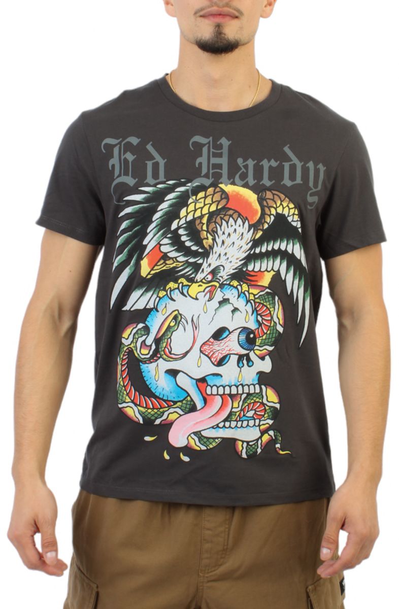 Ed Hardy Battle Skull T Shirt Ehmd1100 73 Karmaloop