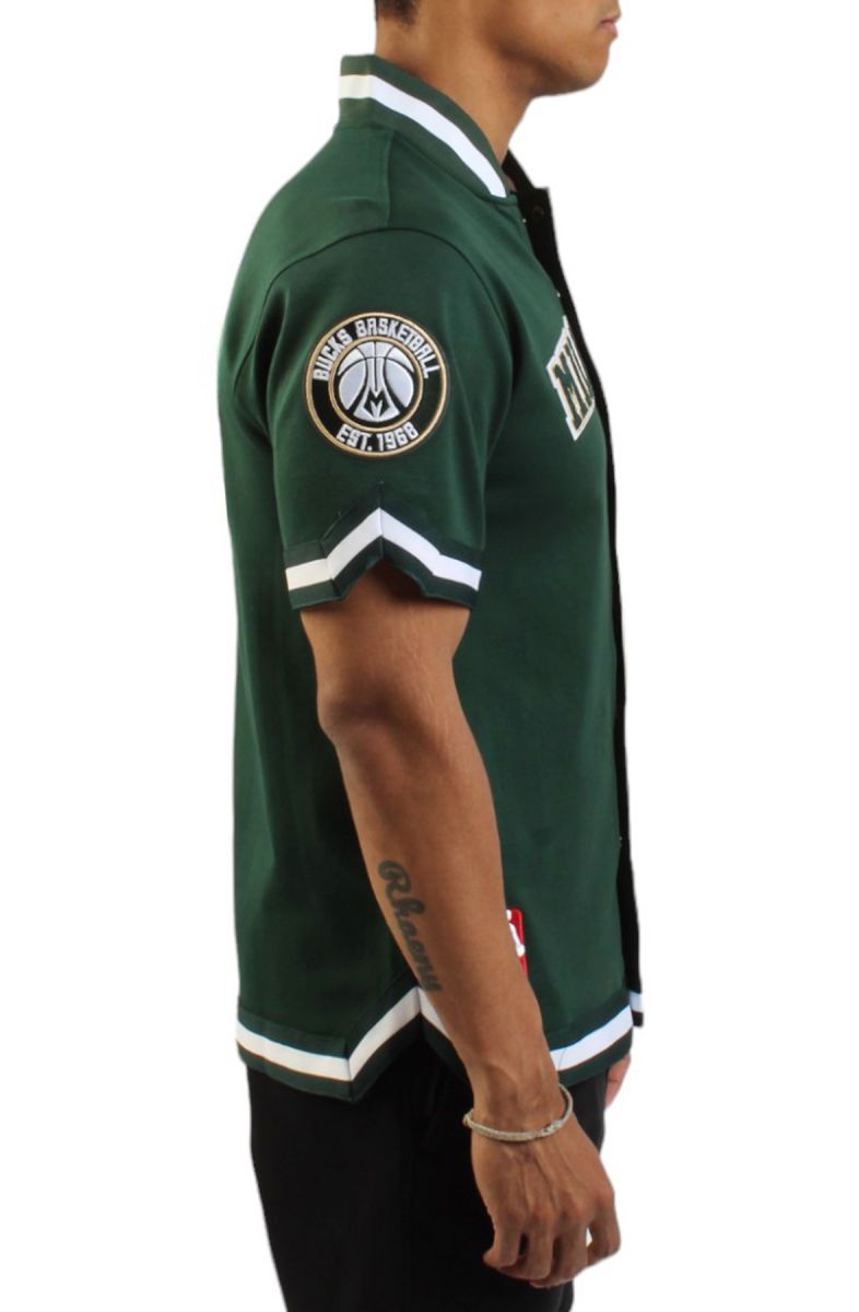 PRO STANDARD Milwaukee Bucks Warm Up Jersey BMB1515544-FOR - Karmaloop