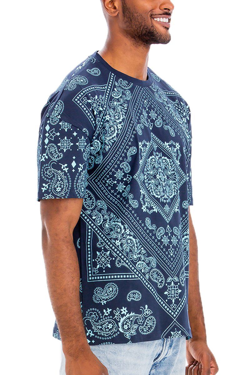 WEIV Players Print Tshirt WT3701-BLUE - Karmaloop