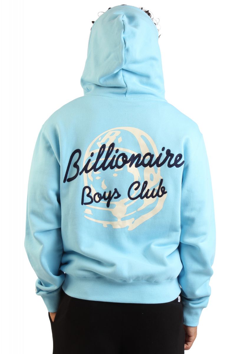 BILLIONAIRE BOYS CLUB Helmet Zip-Up Hoodie 851-9311-SEA - Karmaloop