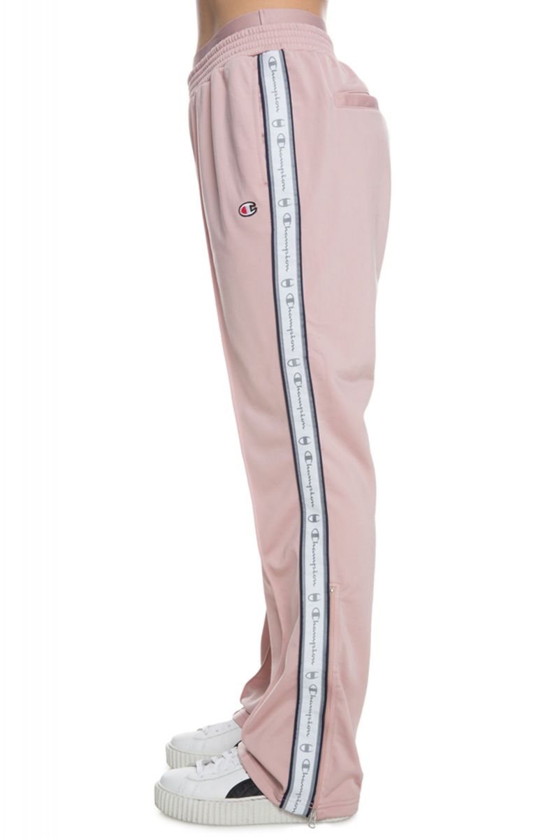 Pink champion track discount pants