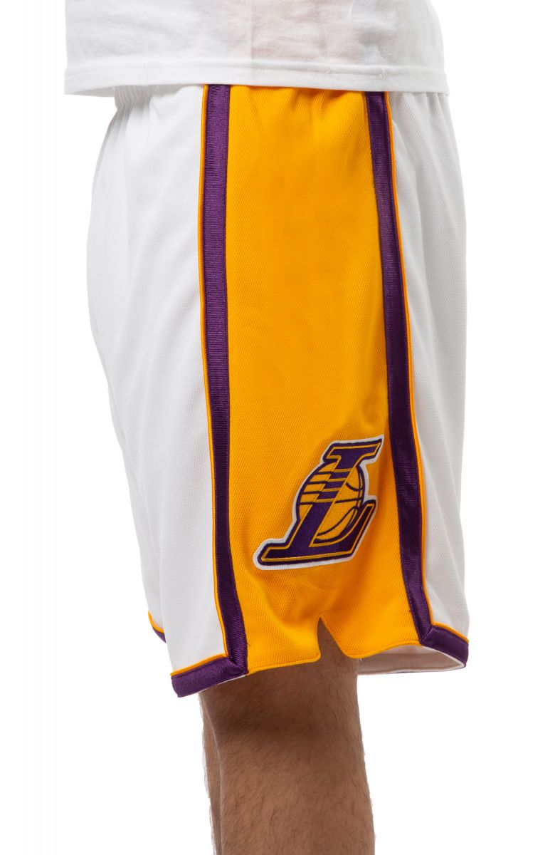 LOS ANGELES LAKERS AUTHENTIC SHORTS ASHRAC19105-LALWHIT09