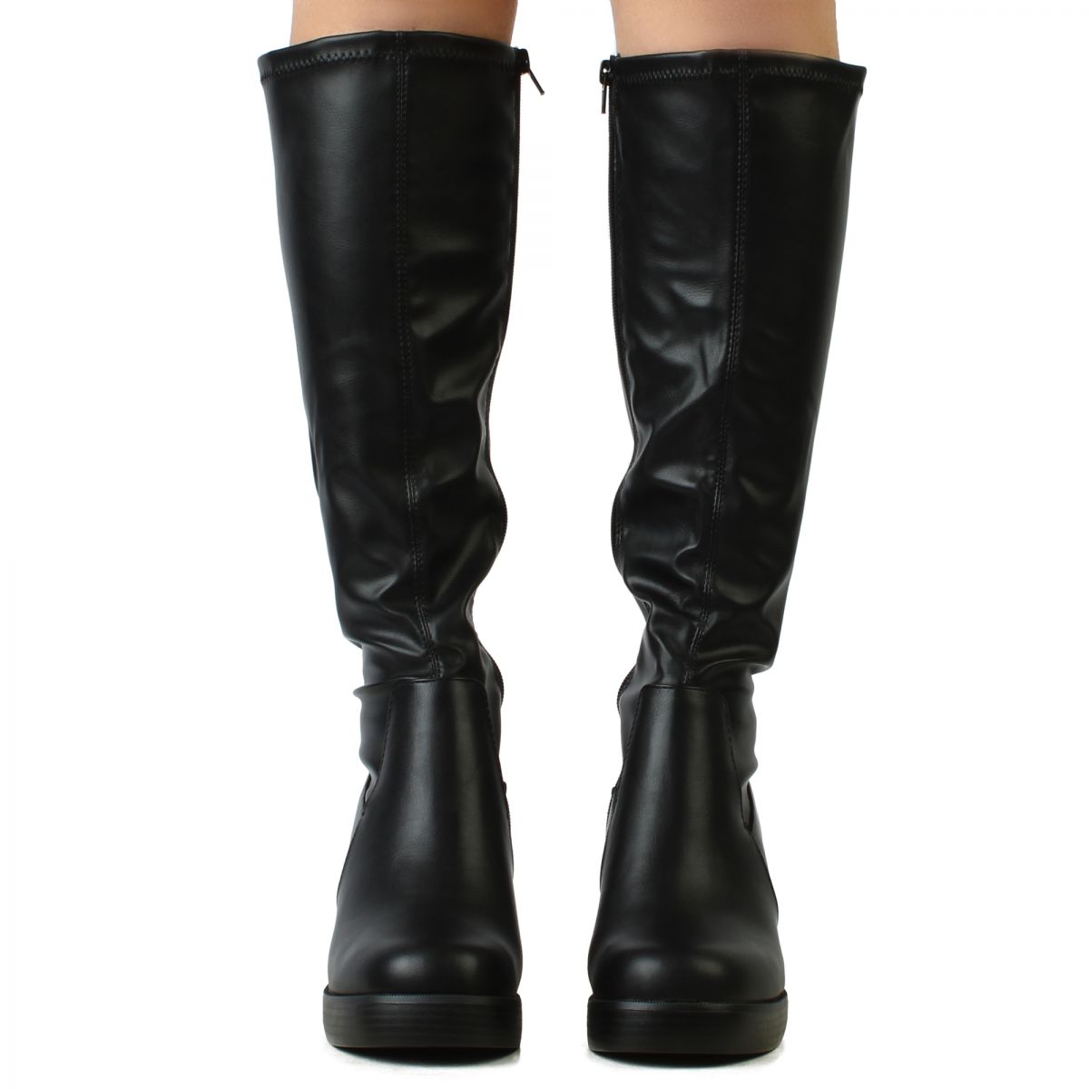 Sole La Vie Sonia Knee High Heel Boot Fd Sonia S Allblk Karmaloop