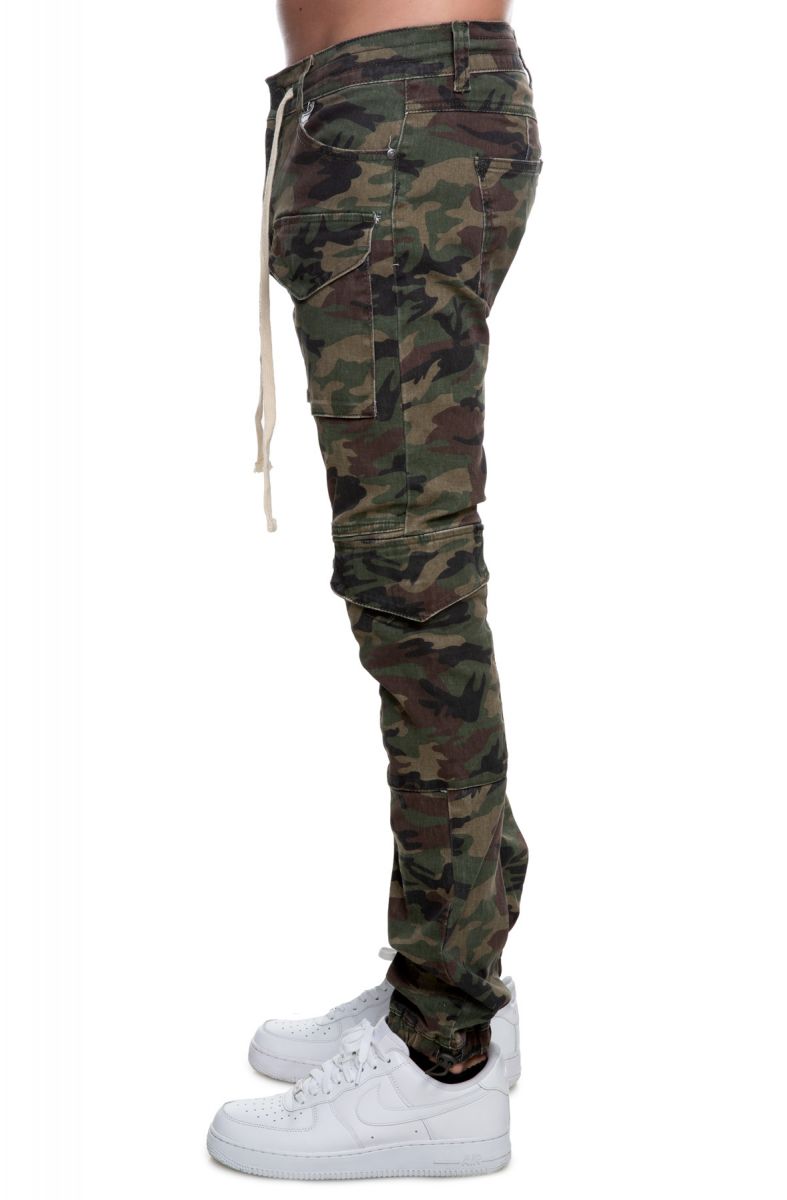 cargo camo jeans