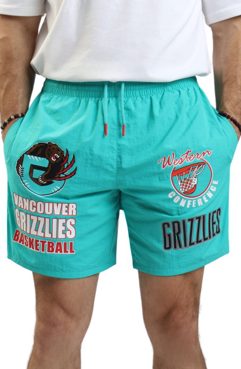 grizzlies shorts mitchell and ness