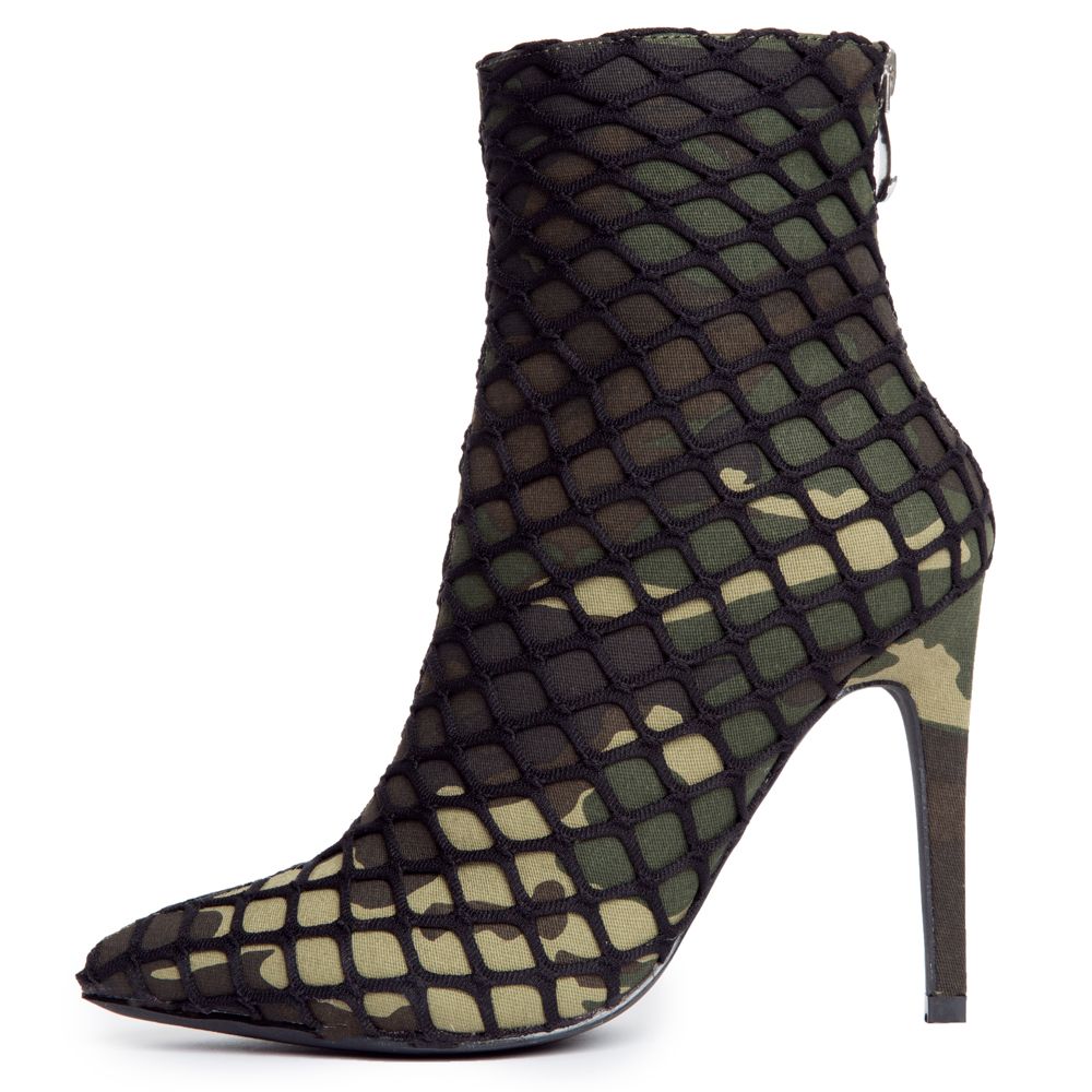 camo booties