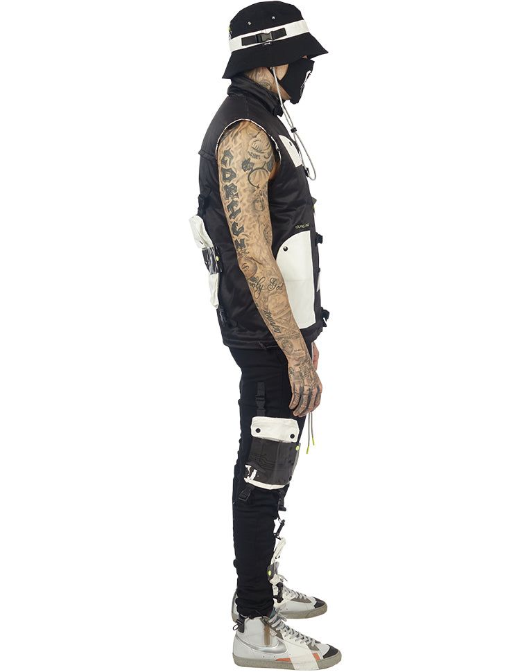 HIDEOUT YK Tech Cargo Joggers Pants HDTCLTHNG-65D8B1-BLACK - Karmaloop
