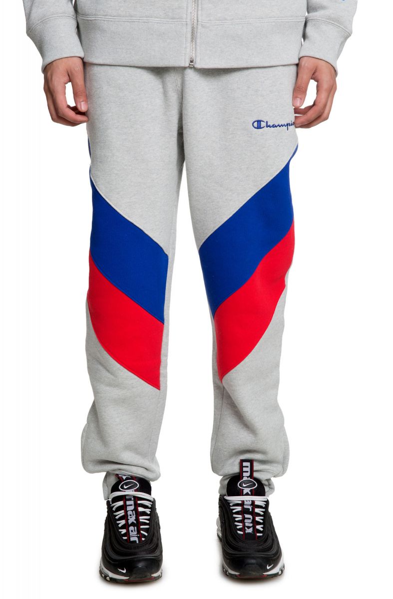 The Reverse Weave Colorblock Track Pant 