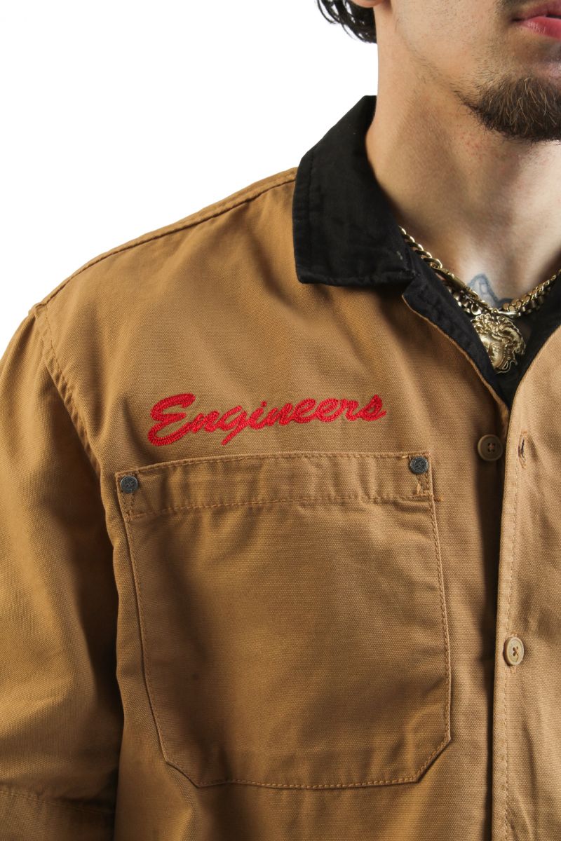 BRIAN BROTHERS INC. Overnite Artist Button Up Shirt 2051