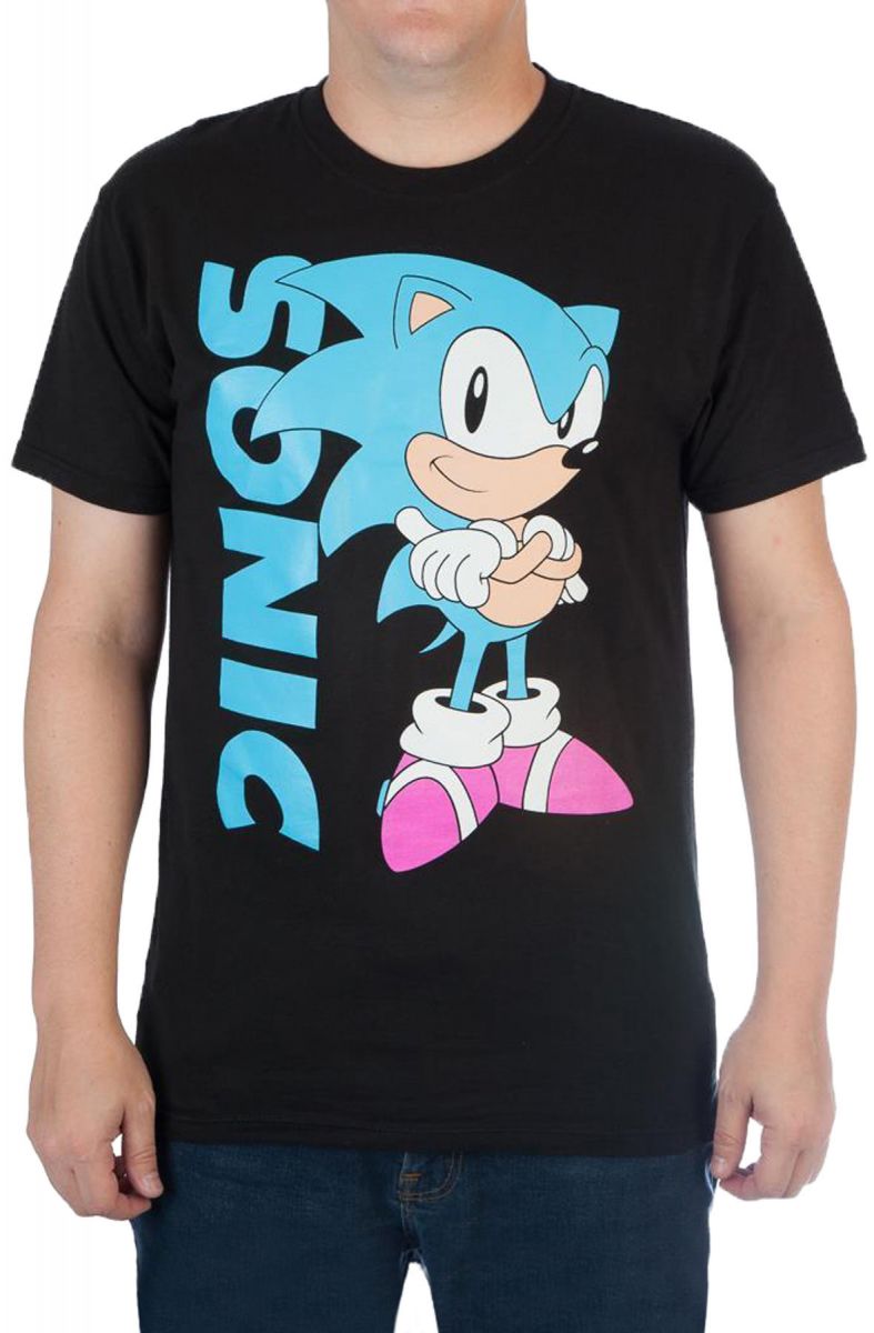 FULL SCALE The Sega Classic Sonic Mens Tee in Black TS2ELFSEG - Karmaloop