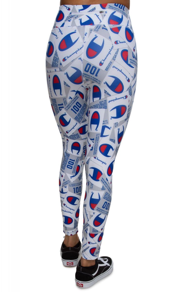 champion all over print leggings