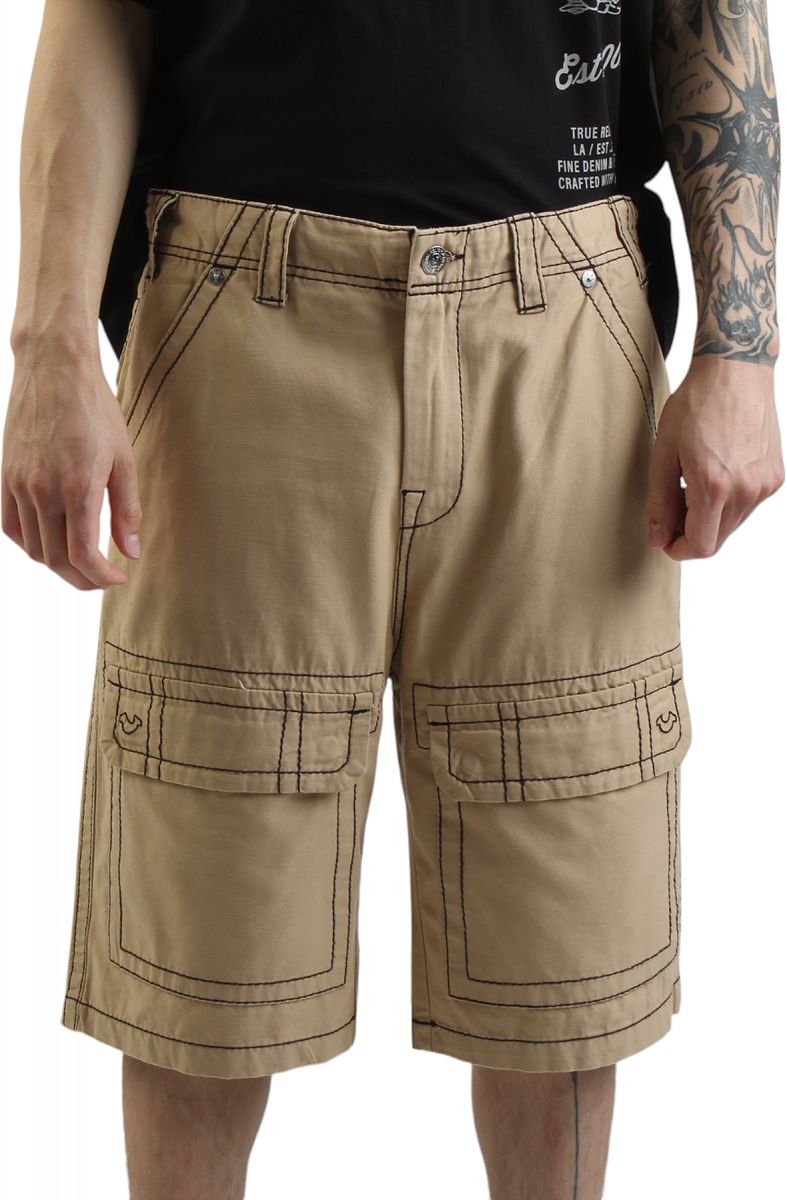 TRUE RELIGION Vinny Big T Cargo Shorts 109500-2629 - Karmaloop