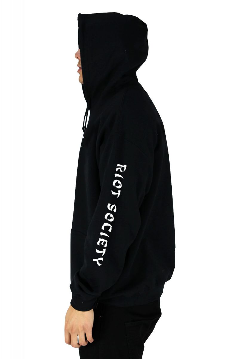 riot society kanji hoodie