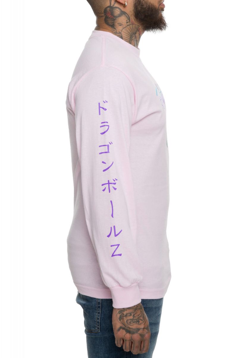 primitive x dragon ball z nuevo frieza pink hoodie