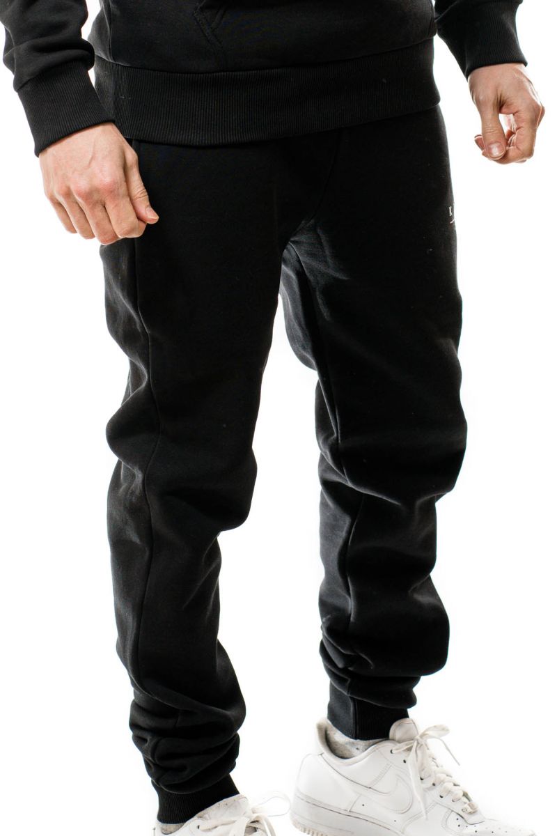 gym king tracksuit bottoms black