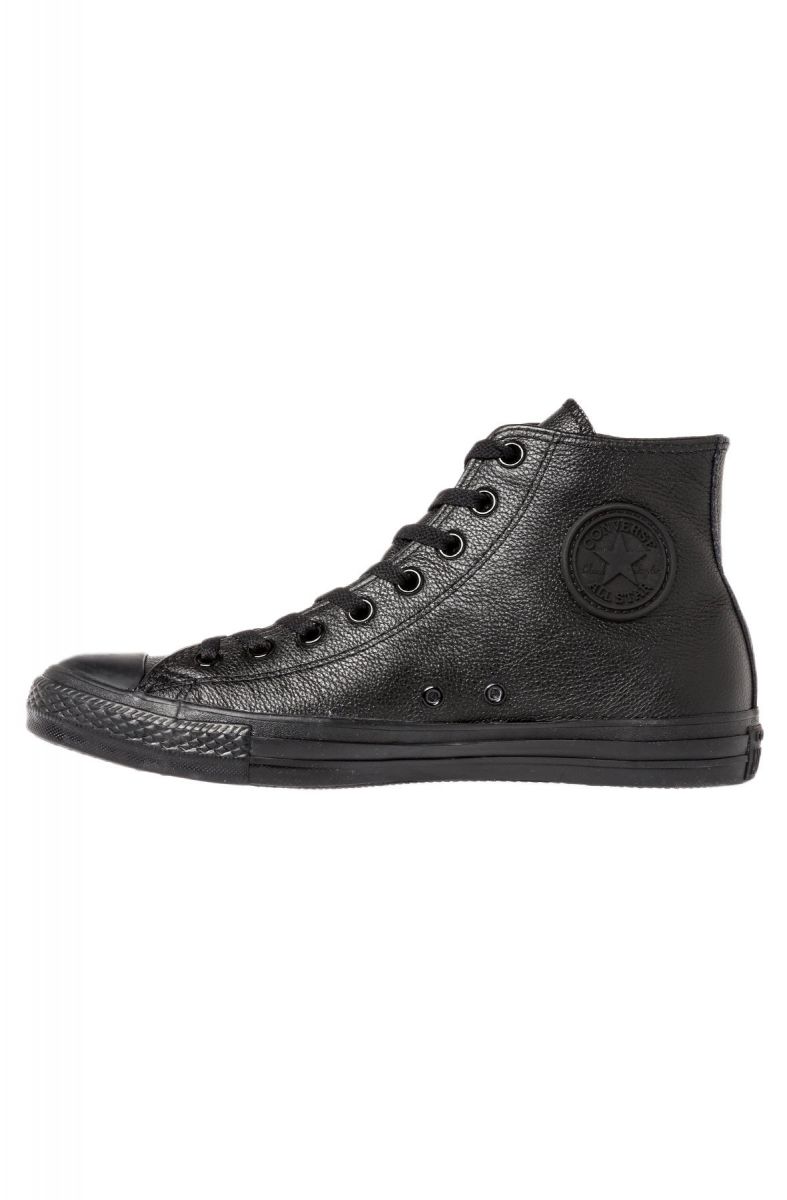 all star monochrome leather