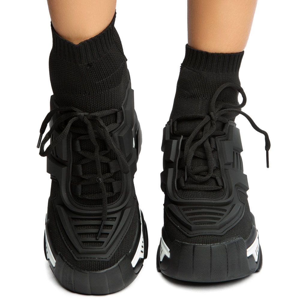 ANTHONY WANG Damson-06 Platform Sneakers DAMSON-06-BLACK - Karmaloop