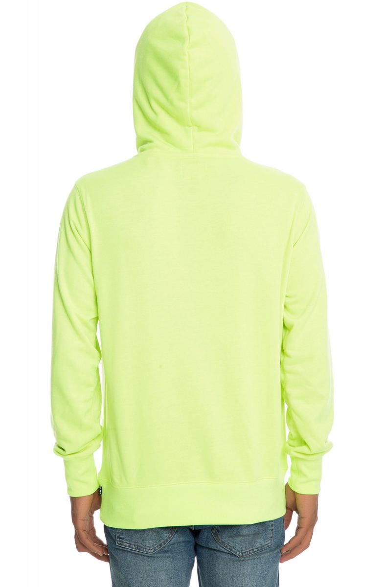 HUF Hoodie State Pullover Fluorescent Yellow