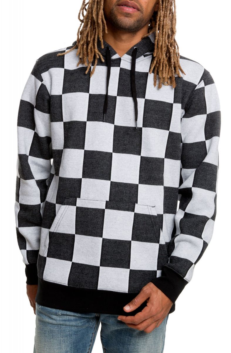 checkerboard vans hoodie