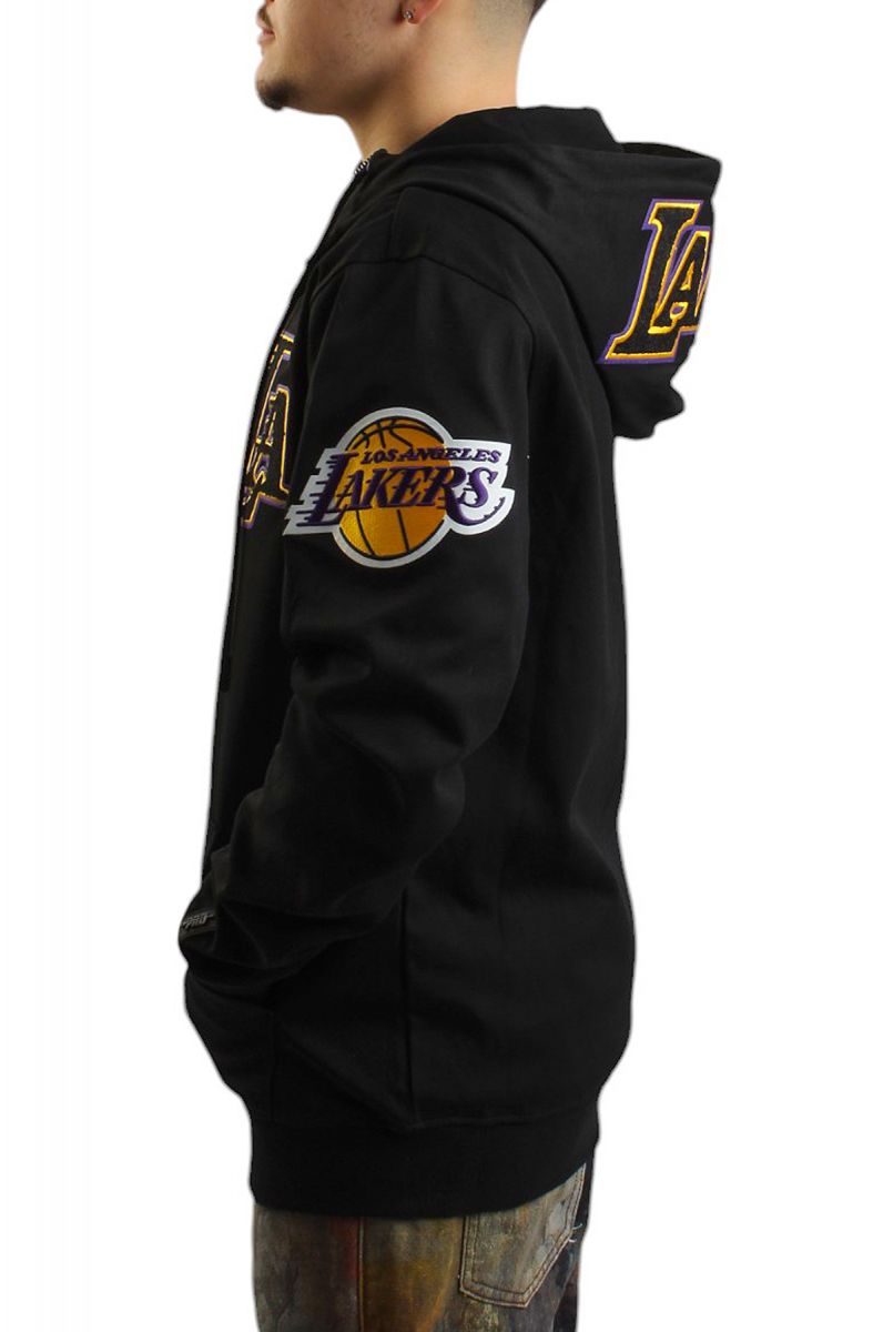 PRO STANDARD NBA Los Angeles Lakers Full Zip Hoodie PRO STANDARD NBA Los Angeles Lakers Full Zip Hoodie