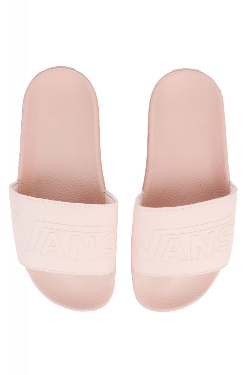 vans pink slides