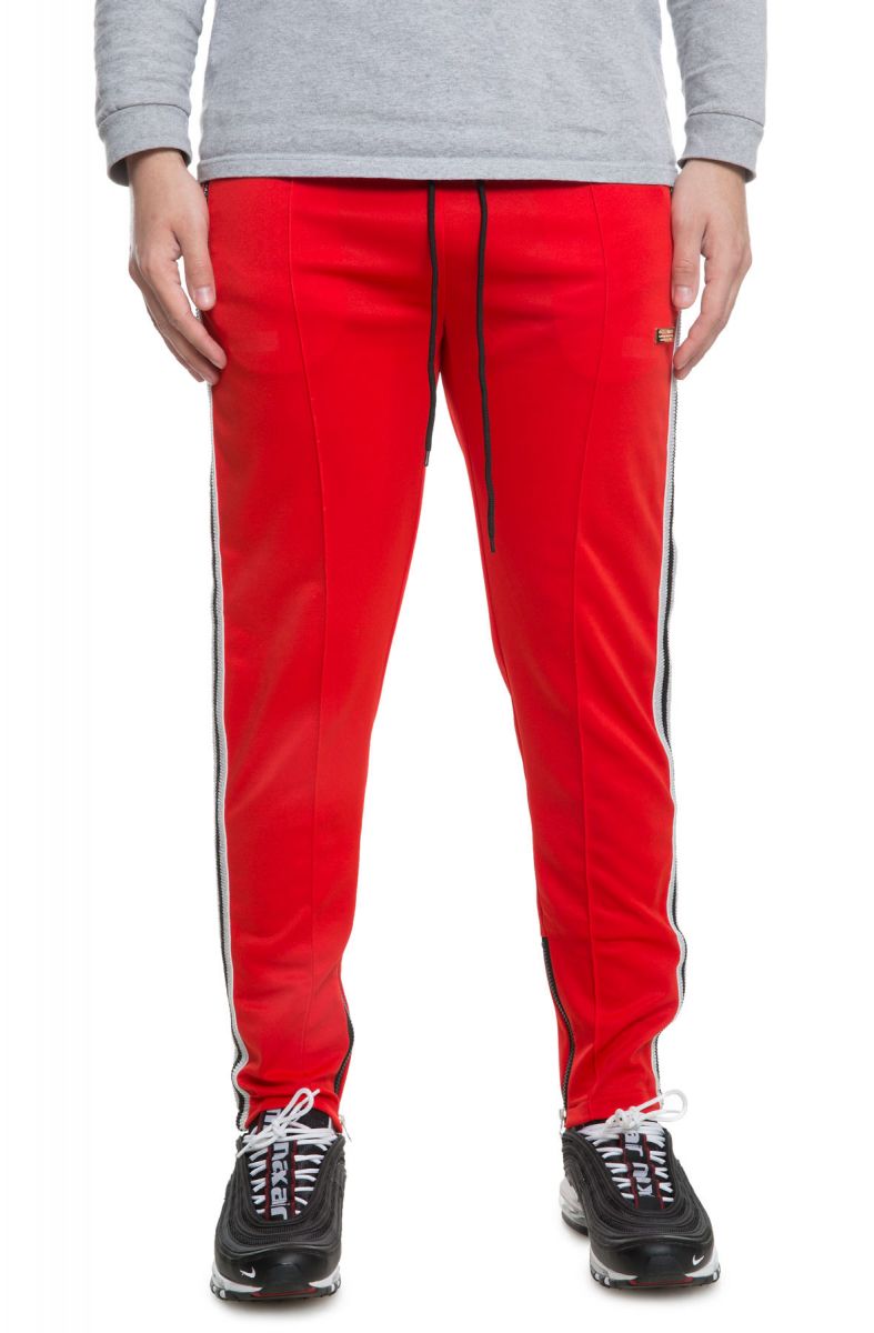 REASON The Melrose Track Pants in Red T-14-RED - Karmaloop