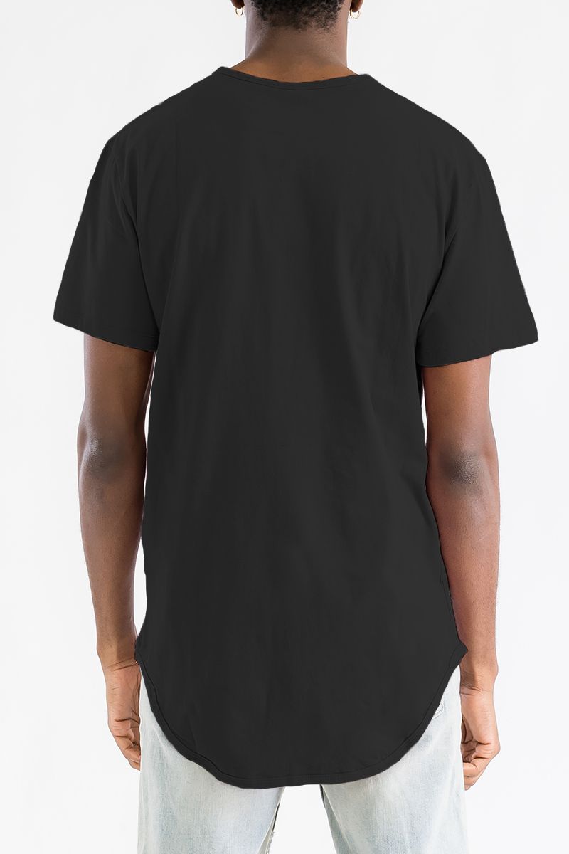 WEIV Classic Scallop Tee 3001C-BLACK - Karmaloop