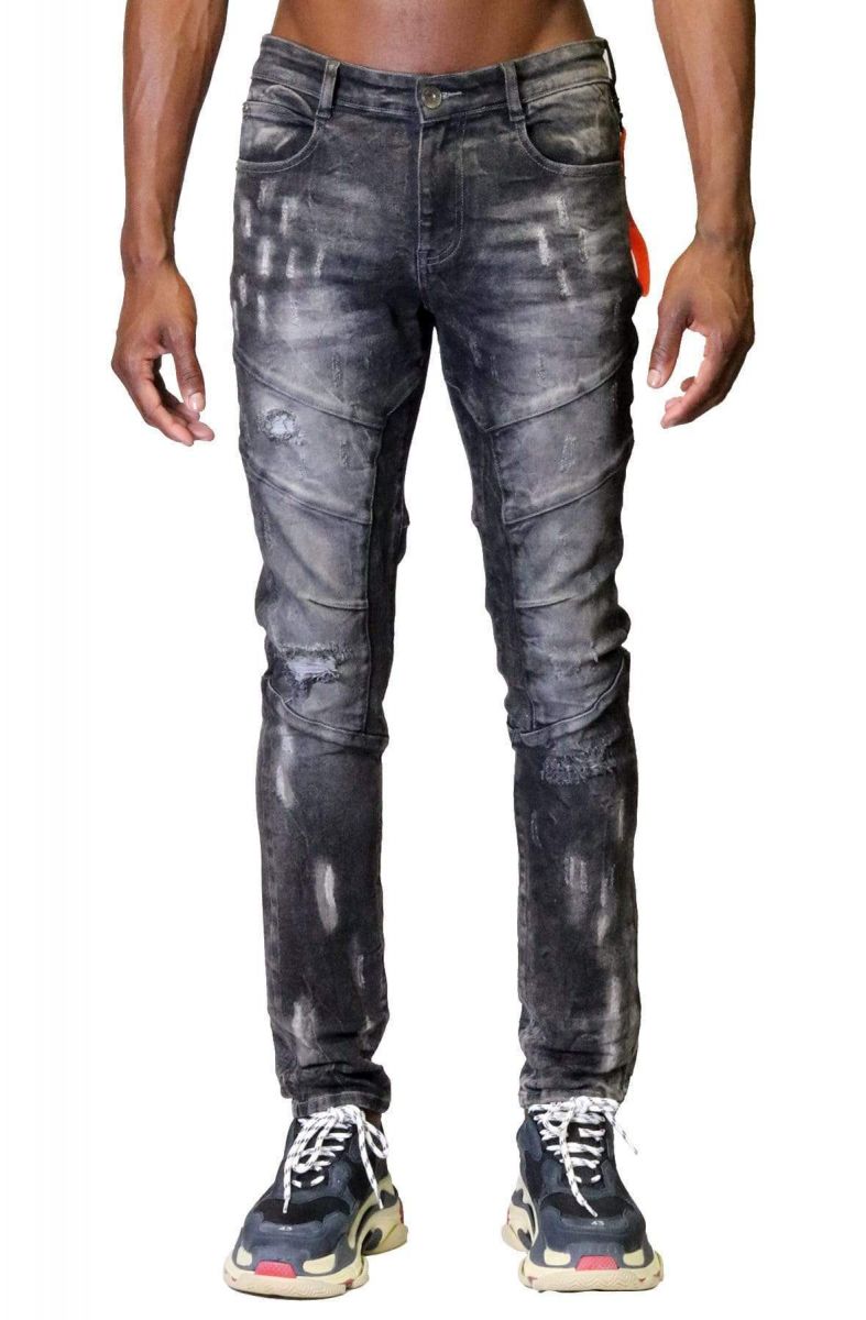 KLEEP HEINZ Washed Skinny Denim Pants KP2560-HEINZ - Karmaloop
