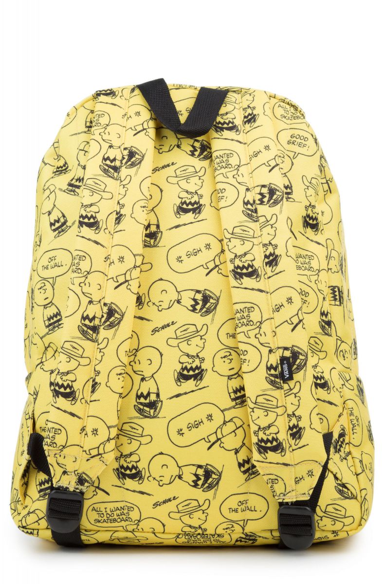 VANS Backpack x Peanuts Charlie Brown Old Skool II Yellow