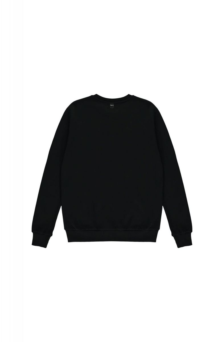 KING APPAREL Earlham Tech Sweatshirt - Black AW21-ECRB - Karmaloop