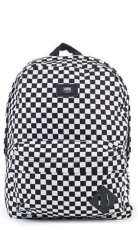 VANS The Checkerboard Old Skool II Backpack in Black and White ...