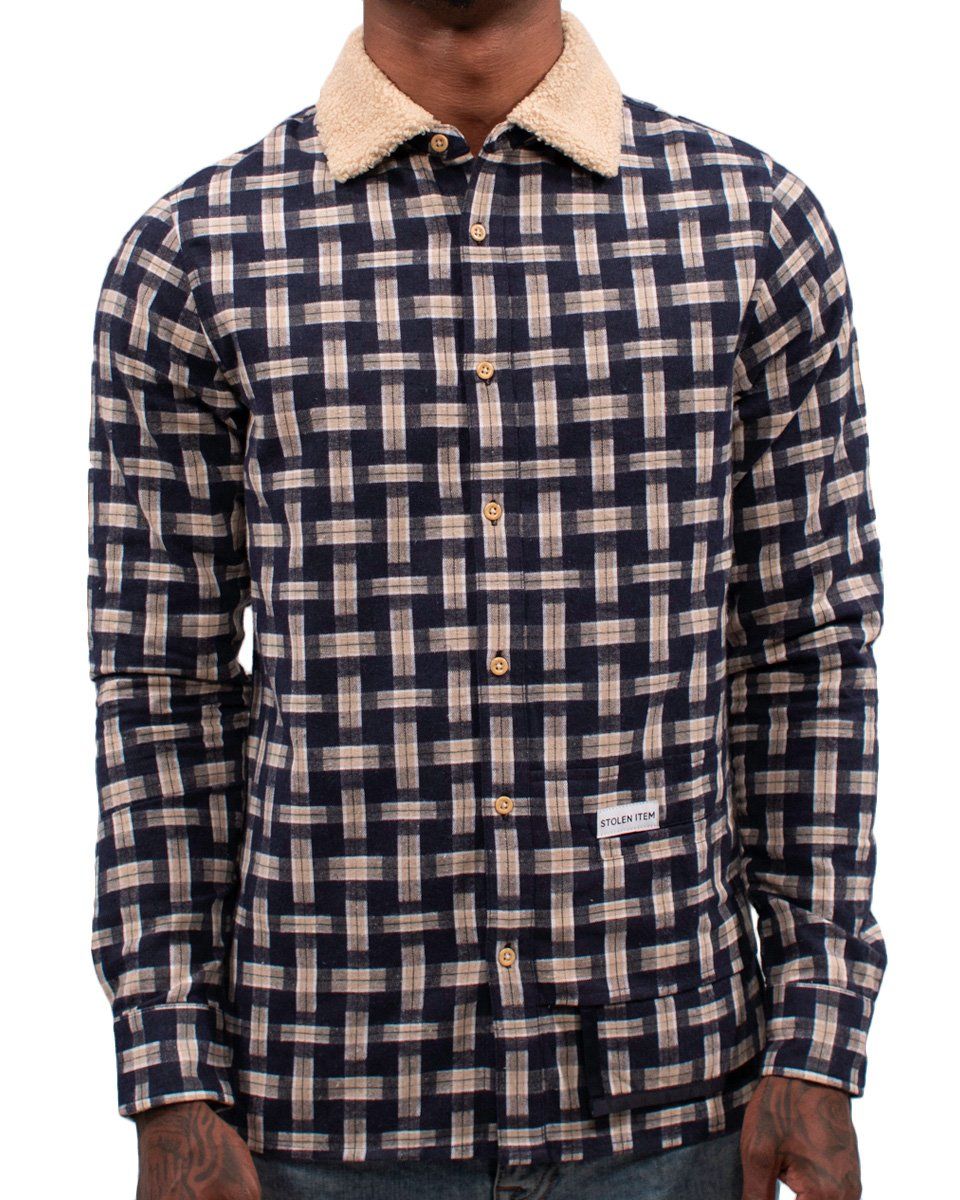 Plaid LS Top