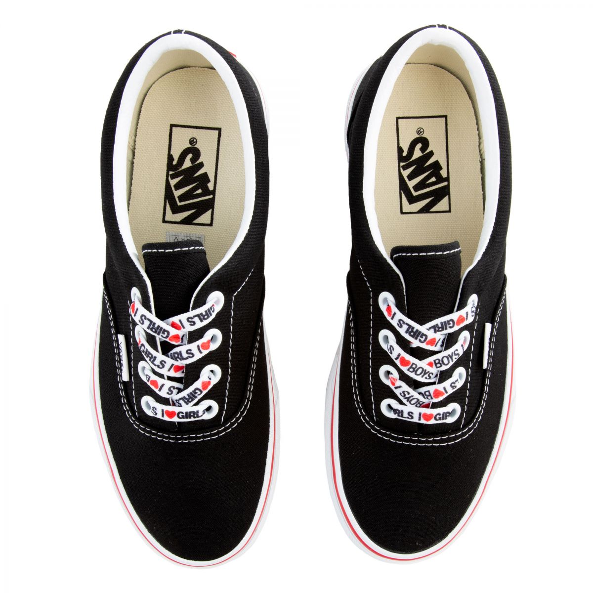 VANS I Heart Era in Black/True White VN0A4U39WKU - PLNDR