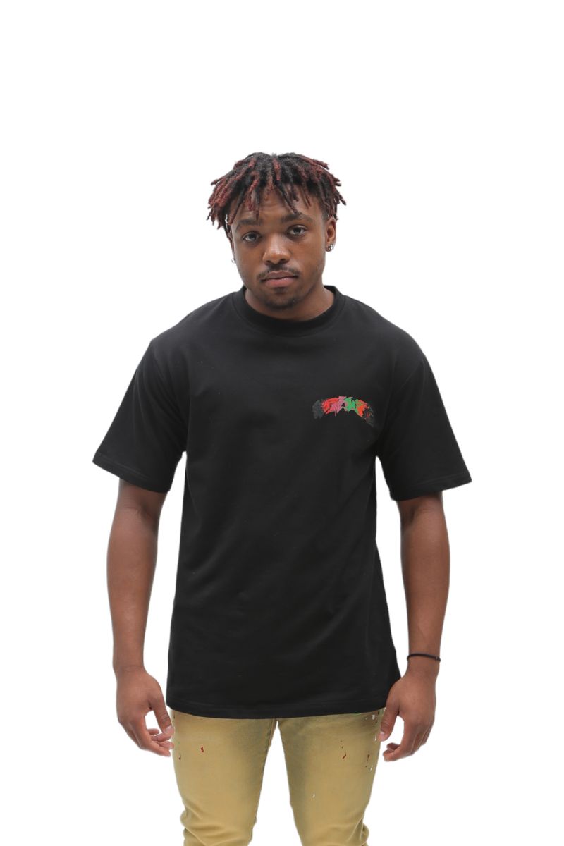 NOKWAL Nokwal Multi Color Graffiti Tee Black NKWL-05250B - Karmaloop