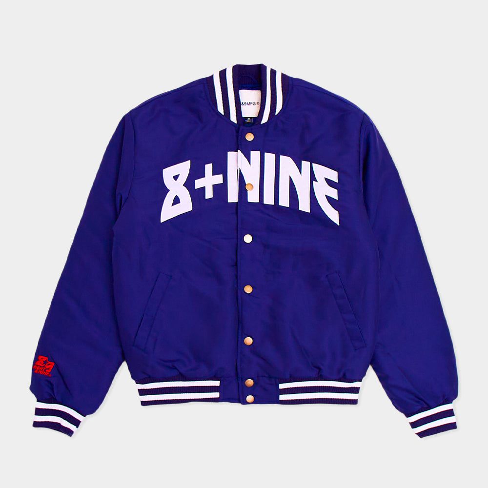 8&9 MFG CO. On Field Stadium Jacket Navy JKONFNVY-NAVY