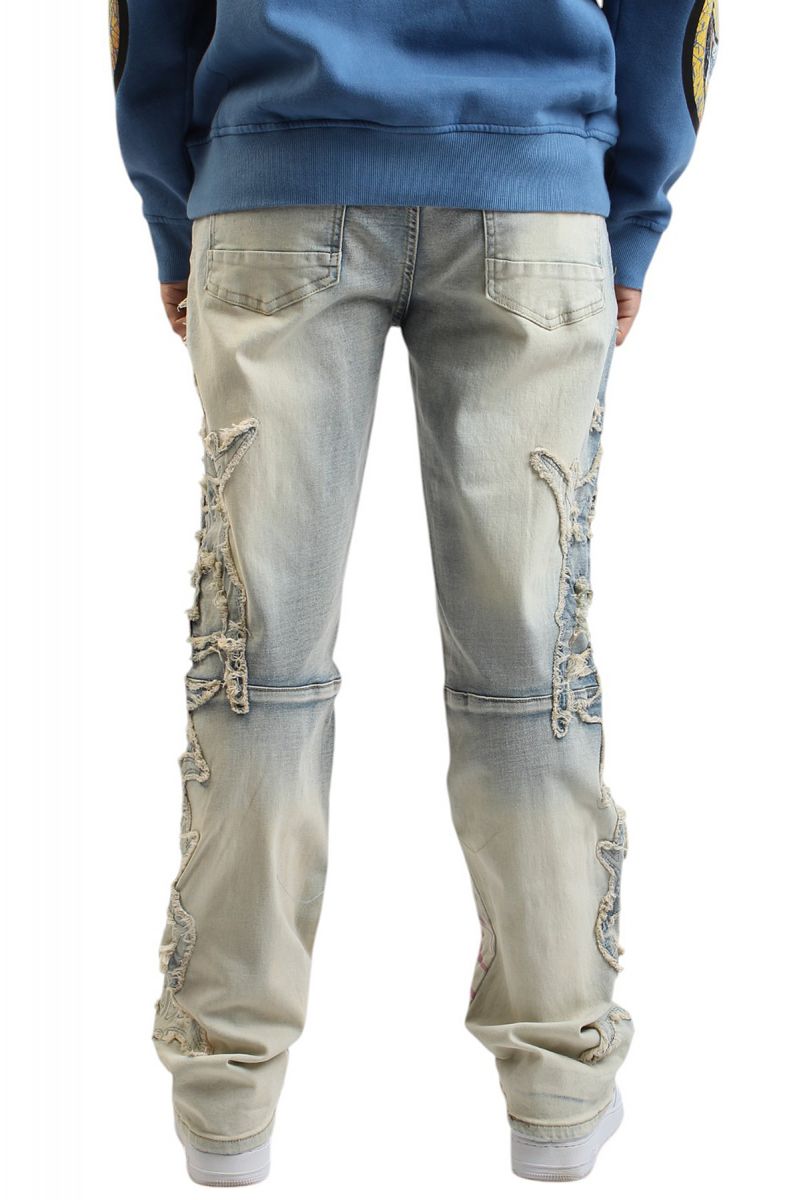 ボニック SMOKE RISE Dystopia Straight Denim Jeans JP25126SK-OMBRE - Karmaloop