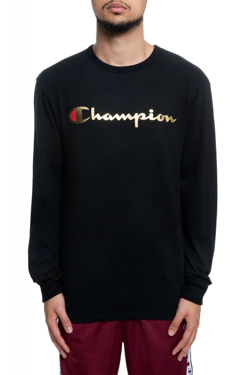 black gold champion shirt