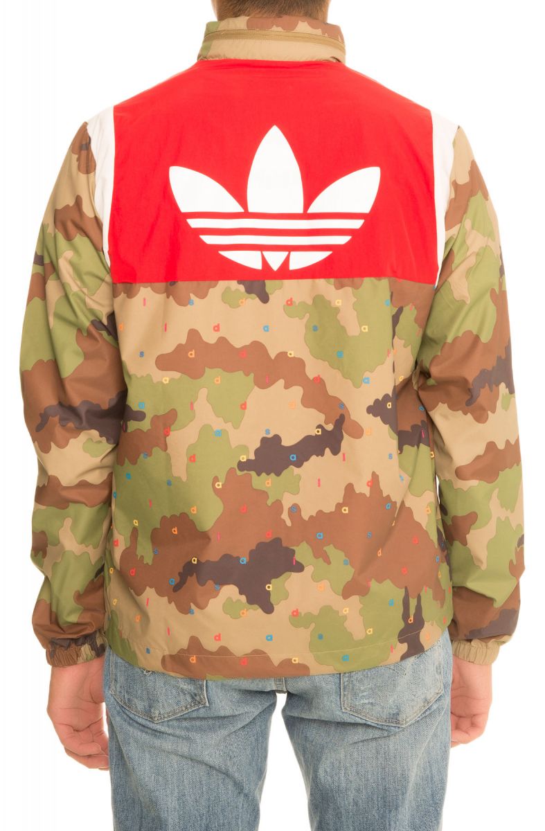 adidas colour block windbreaker