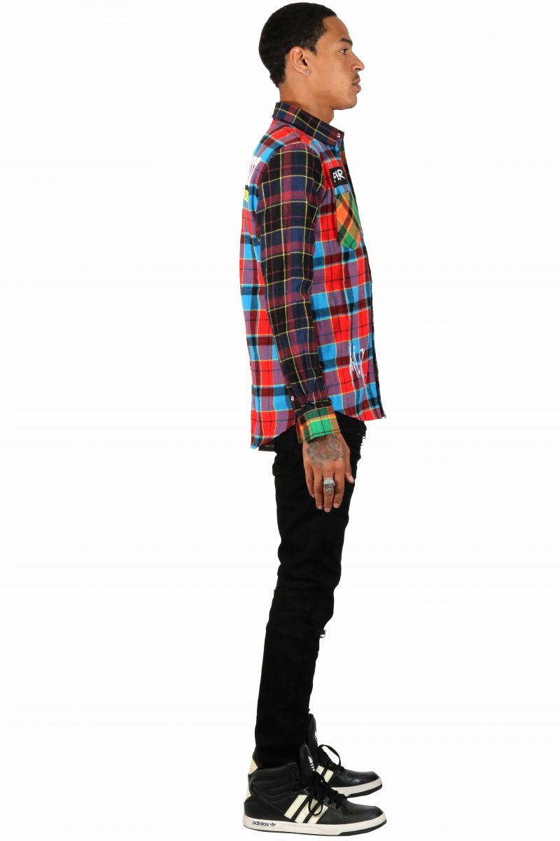 KLEEP APEX Men's premium flannel button down shirt KW-4900 KLEEP APEX Men's premium flannel button down shirt KW-4900