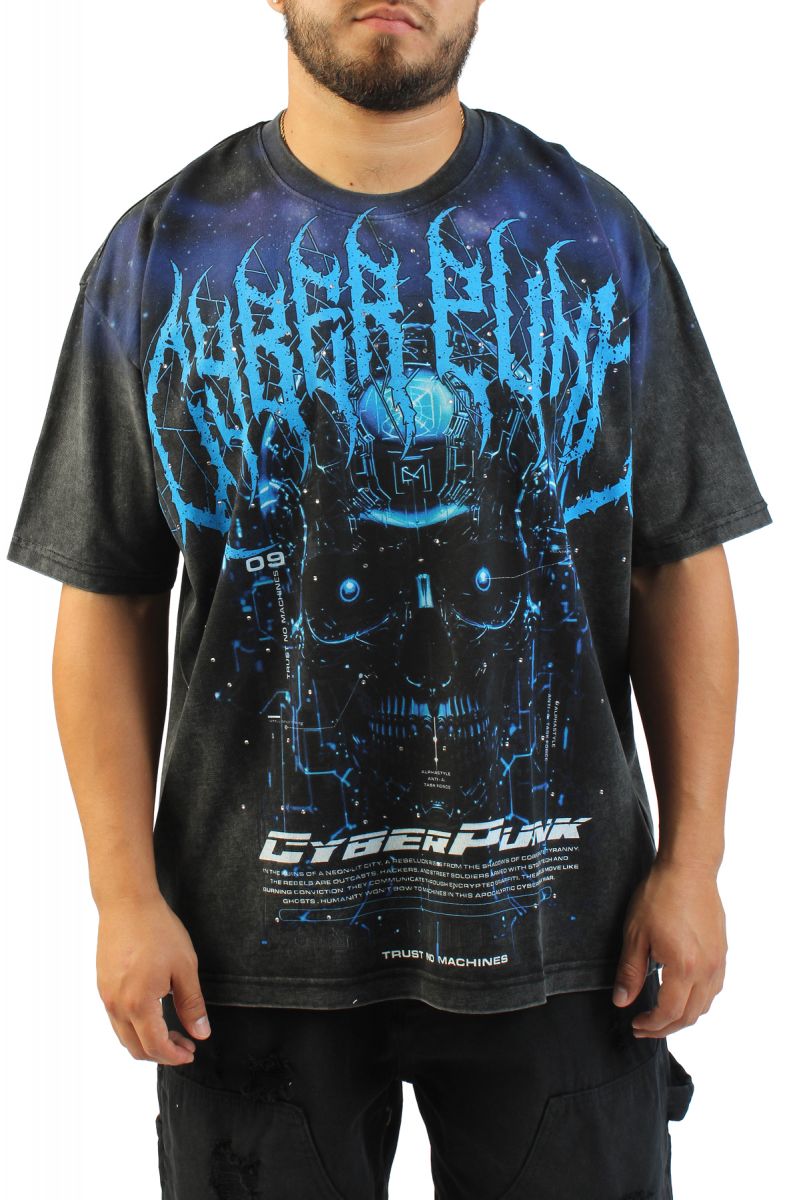 ALPHASTYLE CyperPunk OG T-Shirt MBFV-1497B-BLK - Karmaloop