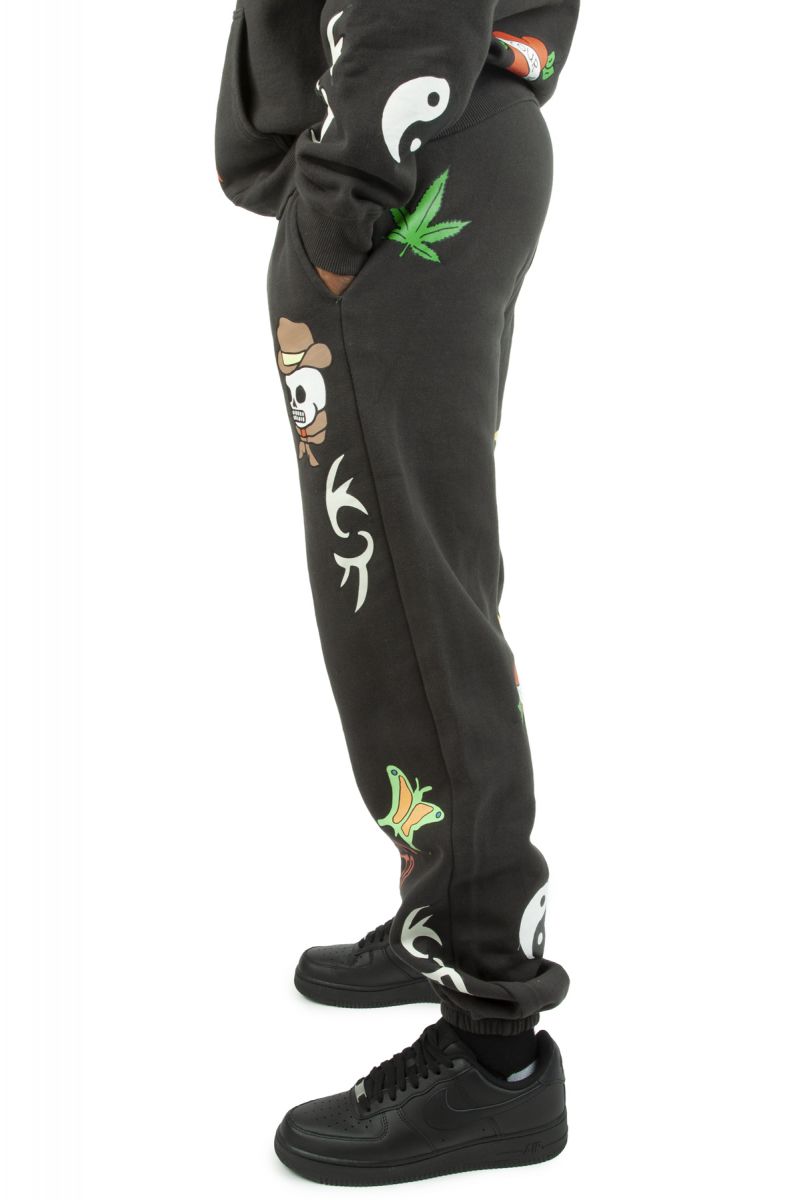 CONEY ISLAND PICNIC Born To Win Sweatpants MK17FA22-WIN-MR - Karmaloop