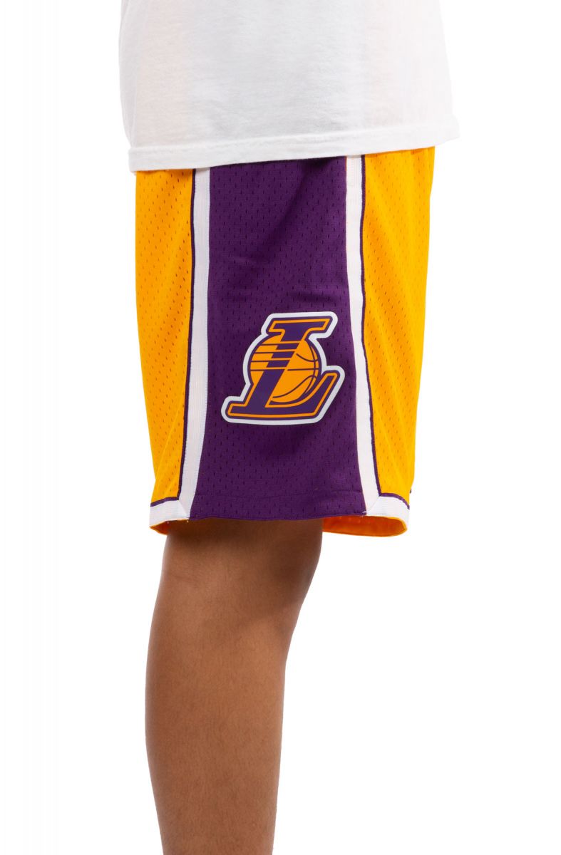MITCHELL & NESS Los Angeles Lakers 2009-10 Hyper Hoops Swingman Shorts  PFSW1254-LAL09PPPDKPR - Karmaloop