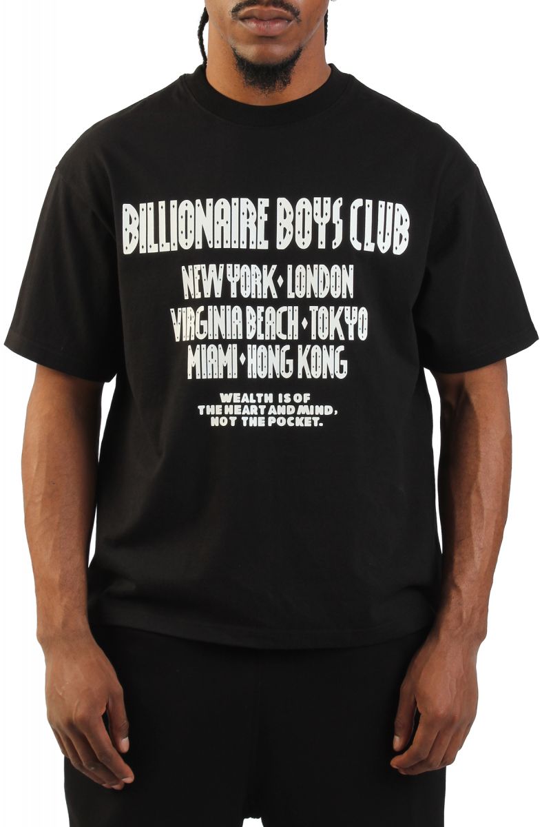 BILLIONAIRE BOYS CLUB Club Knit Boxy Fit T-Shirt 861-1313-BLK