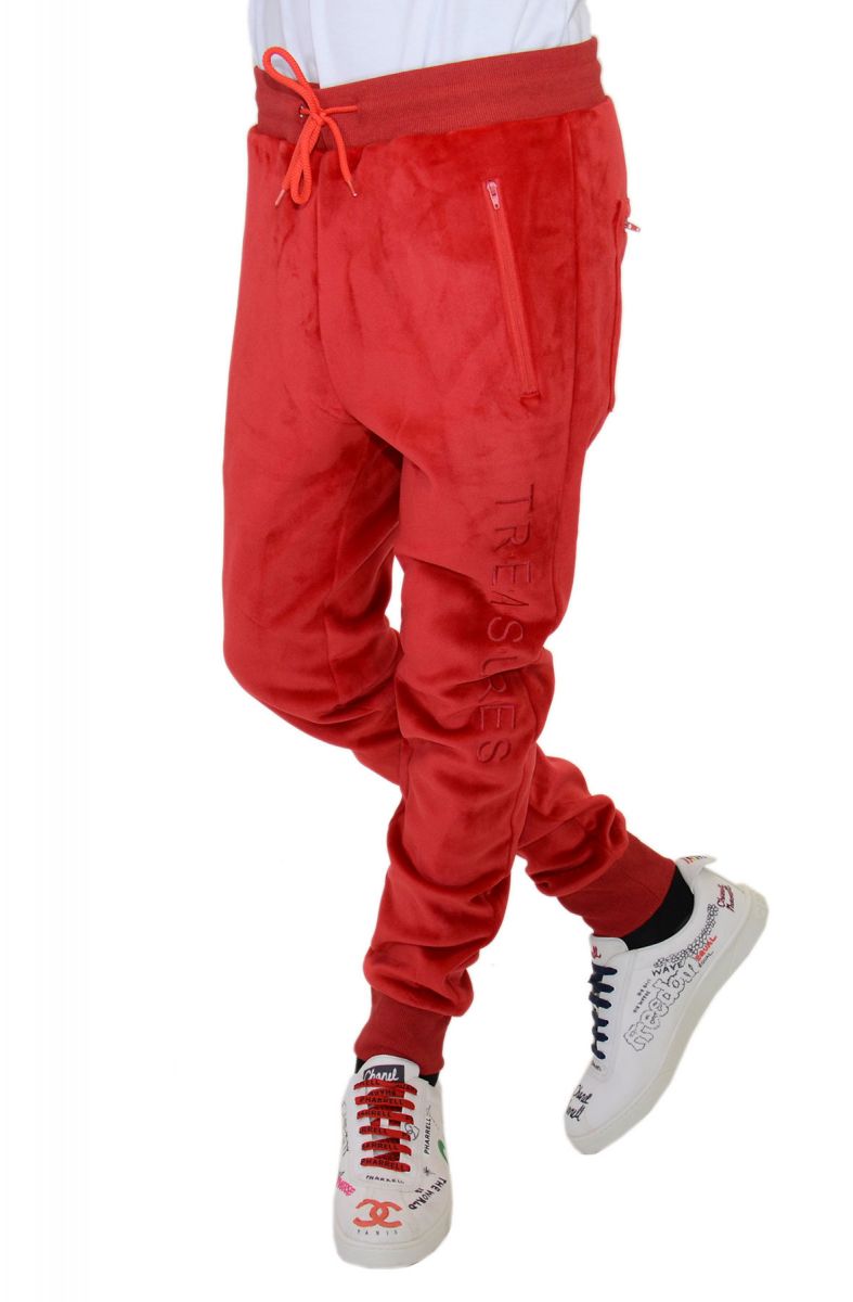 mens velour sweatpants