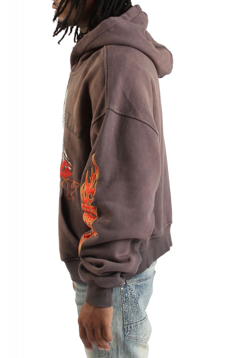 DIET STARTS MONDAY Hell Bent Full Zip Sweatshirt DSM-FA25-015
