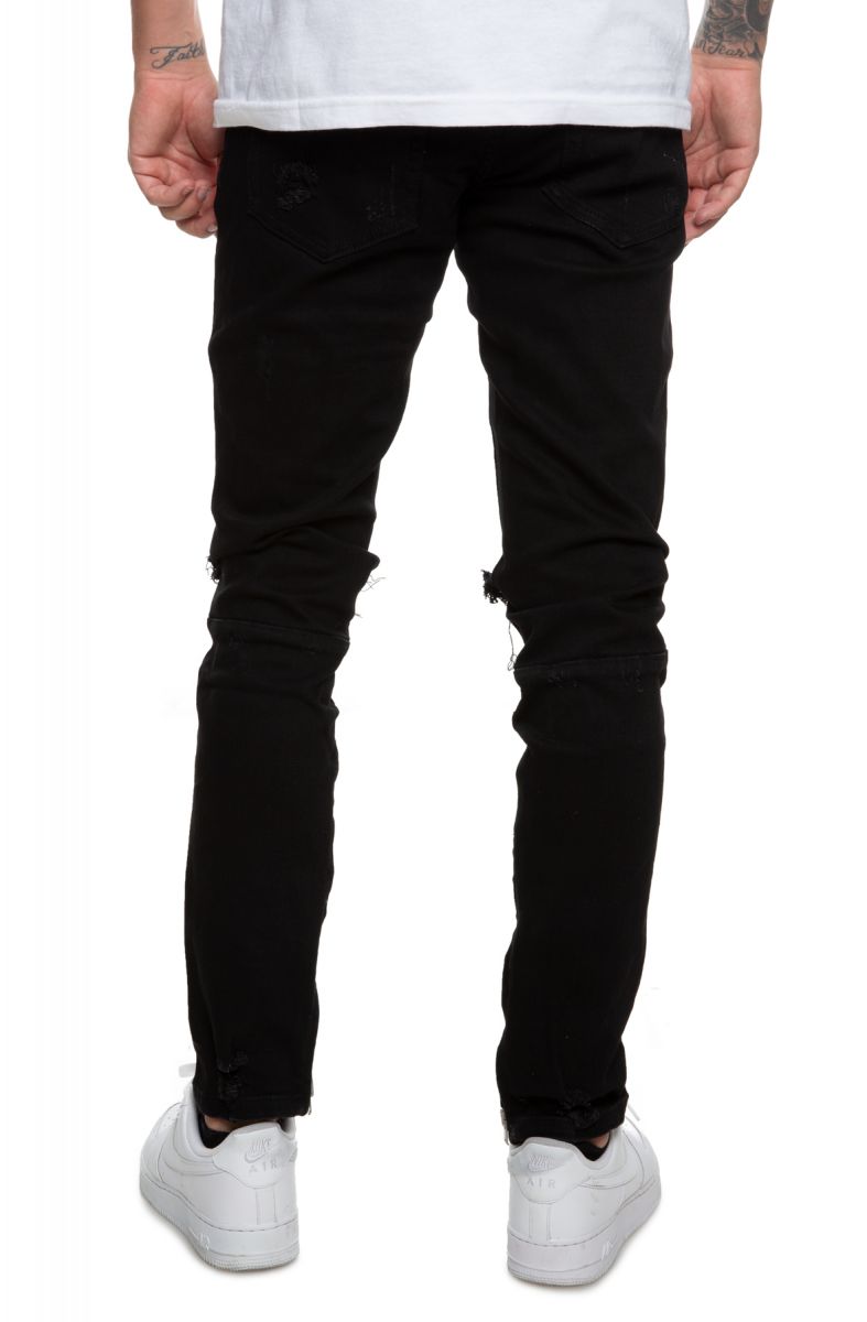 jet black denim jeans