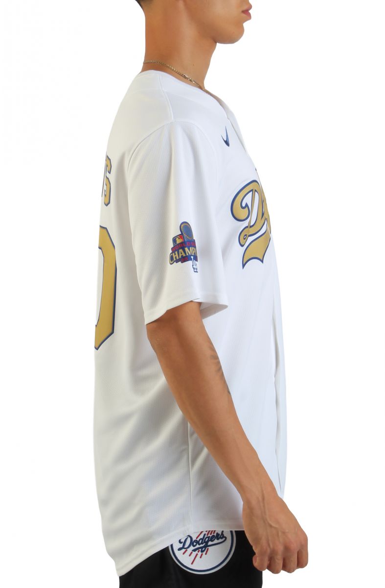 FANATICS Nike MLB Los Angeles Dodgers Mookie Betts #50 Gold