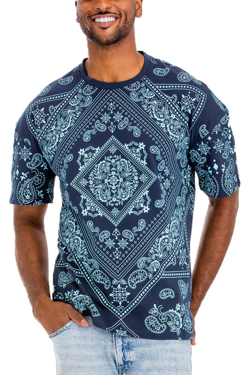 WEIV Players Print Tshirt WT3701-BLUE - Karmaloop